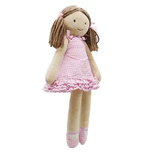 Кукла 13 дюймов, сделанная на заказ кукла-девочка, мягкие куклы с платьем