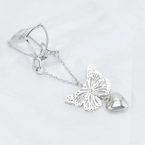 Pince à cheveux papillon en métal pour femme, pince de coiffure, pour cheveux, pour adulte, tendance, 1 pièce - Product Image 5