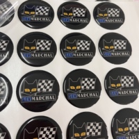 Autocollants en résine époxy personnalisés à haute adhérence, imperméables, logo 3D, autocollants décoratifs, autocollants en feuille holographique époxy