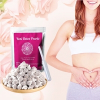 Vente chaude 100% perles de désintoxication Yoni à base de plantes chinoises Detox Pearl Perles de désintoxication vaginale