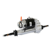 Motor dc transaxle listrik 24v 800w, Motor diferensial listrik dengan rem untuk kit poros go kart 40:1