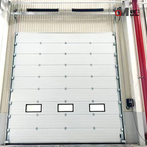 औद्योगिक स्वचालित अनुभागीय स्टील दरवाजा तैयार सतह ओवरहेड लिफ्टिंग कारखानों के लिए रोल-अप दरवाजा - Product Image 6