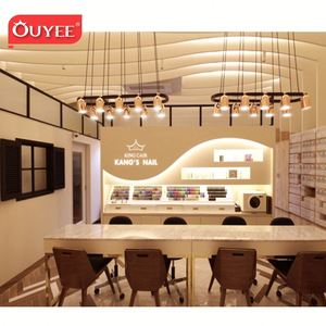 Tùy chỉnh Nail Salon đồ nội thất Nail bảng và ghế làm móng tay bảng sơn móng tay hiển thị đứng Beauty Salon đồ nội thất - Product Image 6