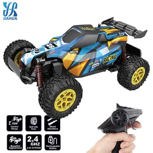 Radyo kontrol oyuncaklar 2.4Ghz 1/20 Off Road canavar kamyon kaya paletli araba yüksek hızlı RC yarış arabası