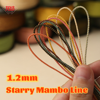 LONGJIE Starry Mambo Line 1.2mm DIY Bracelet en or fait main tressé Vente directe usine Plusieurs options de couleurs