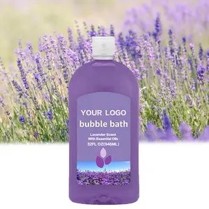 Profession elle benutzer definierte Bad Hautpflege Lavendel Duft Schaum Schaum bad SPA Entspannung mit ätherischem Lavendelöl
