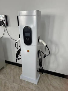 Cargador de CA trifásico de 14KW, 22KW, 44KW para vehículos eléctricos, con doble pistola, montaje en suelo, estación de carga de 32A para coches eléctricos - Product Image 4