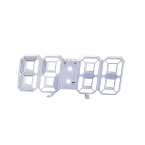 Reloj Despertador Digital 3D con Sensor de Luz, para Montar en la Pared, con Luz Blanca, Azul y Verde, Ideal para Decoración de Habitaciones Estudiantiles - Product Image 2