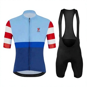 Ensembles de vêtements de cyclisme au design moderne, combinaisons de course complètes, impression numérique personnalisée, coupe-vent, respirant - Product Image 1