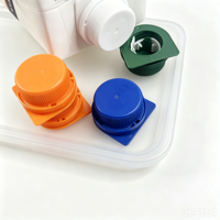 Capuchon à vis Helicap 27 en PP, résistant aux hautes températures, durable, de qualité alimentaire, écologique, anti-effraction et étanche, pour produits laitiers et jus