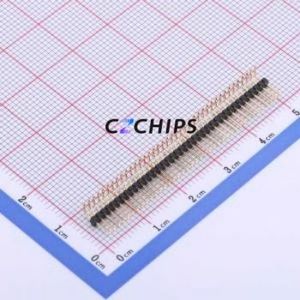 X1311WR-39J-C26D40 Pin Header Bent Lead Through Hole,P=1.27mm Connector 1x39P 1.27mm 1.27mm Pin Header - Product Image 1