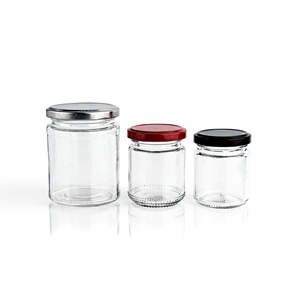 Nouveau design <span class=keywords><strong>de</strong></span> pot rond pour bonbons, 150 ml, 280 ml, 450 ml, pot en verre Mason pour <span class=keywords><strong>beurre</strong></span> <span class=keywords><strong>de</strong></span> <span class=keywords><strong>cacahuète</strong></span>, sauce chili - Product Image 6