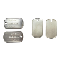 Insigne militaire américain personnalisé estampillé et gravé Tag Key ID Tag