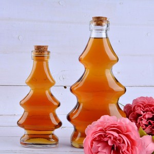 Pot <span class=keywords><strong>en</strong></span> verre créatif <span class=keywords><strong>en</strong></span> forme de <span class=keywords><strong>sapin</strong></span> de Noël Capacité de 100ml-300ml avec liège pour lait de jus - Product Image 4