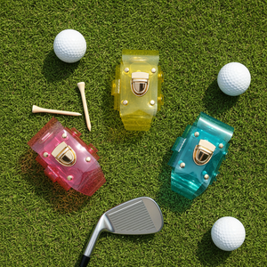 Bolsa de Almacenamiento para Pelotas de <span class=keywords><strong>Golf</strong></span> de PVC Transparente RR, Soporte para Pelotas de <span class=keywords><strong>Golf</strong></span> con Colgador para la Cintura, Portátil, Resistente a la Lluvia, Accesorios para Pelotas de <span class=keywords><strong>Golf</strong></span> - Product Image 4