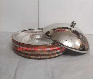 Olla caliente hecha de madera maciza con tapa de acero inoxidable, diseño atractivo para servir alimentos, olla caliente, cazuela y platos para gran oferta - Product Image 4