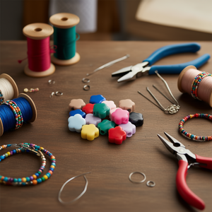 Perline Ilan a Forma di Fiore 15mm Colore Solido 18g per Creazione di Gioielli - Product Image 3