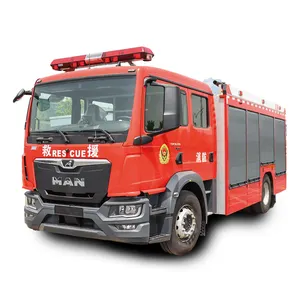 Gloednieuwe 6000l Tank Water Brandweerwagen Met Man Chassis Brandweerwagen