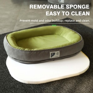 Cama para Mascotas al por Mayor, Personalizada, de Gran Tamaño, Gruesa, Cálida para Invierno, Cómoda, de Esponja, con Base Antideslizante, Suave, para Perros - Product Image 3