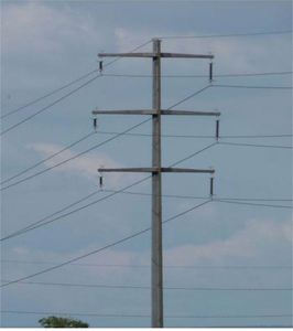 Palo Elettrico Ottagonale in Acciaio Zincato Standard <span class=keywords><strong>NEA</strong></span> da 30ft, 35ft, 40ft per Distribuzione Elettrica nelle Filippine, Linea di Trasmissione 11kV - Product Image 2