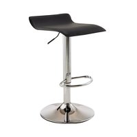 Meubles de dossier de bar de restaurant commercial simple, tabouret de bar pivotant à hauteur réglable en gros avec repose-pieds