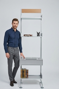 <strong>Wall</strong> <strong>Shelving</strong> <strong>Unit</strong> 606 Modular Storage Rack Standing Type <strong>Shelving</strong> System for Living Room Study Desk - Product Image 4