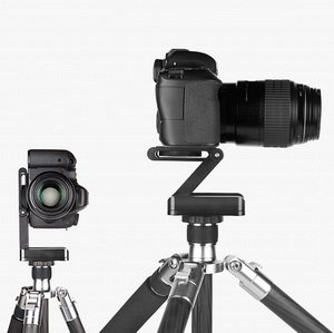 Soporte de montaje de base de placa de liberación rápida Pan-Tilt plegable panorámico en forma de Z universal para cámaras Gopro Canon Nikon SONY DSLR - Product Image 6