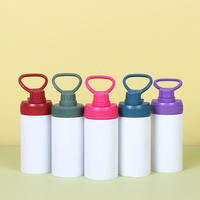 Bouteille isotherme personnalisée en acier inoxydable à double paroi de 750 ml avec poignées, pour sublimation, maintien au froid et au chaud