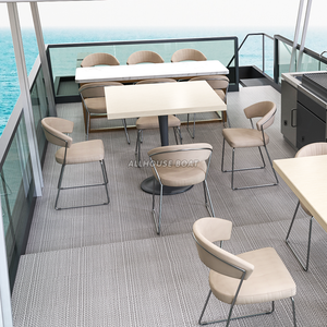 Allhouse Maison de restaurant flottante de luxe Bateau d'<span class=keywords><strong>occasion</strong></span> Ponton Bateau-maison Cabine Electrische avec moteur - Product Image 6