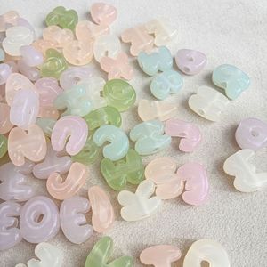 Perles en acrylique à changement de couleur UV, à grand trou, pour la fabrication de bijoux, porte-clés, breloques de sac, vente en gros - Product Image 6