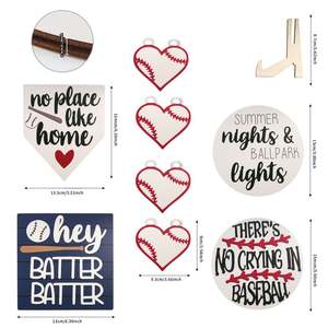 New Arrival Summer Farmhouse <b>Rustic</b> Wood 2-Tiered Engraved Tray <b>Decor</b> Set for <b>Home</b> Table <b>Decor</b> - Product Image 3