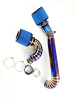 Contach Titanium Alloy Entrada de ar frio para BMW G80 M3 G82 G83 M4 S58 Entrada de ar
