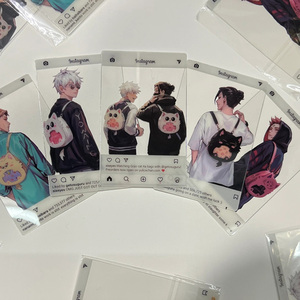 Porte-cartes en PVC transparent personnalisé imprimé, porte-cartes photo Kpop, porte-cartes photo holographique, charme - Product Image 6