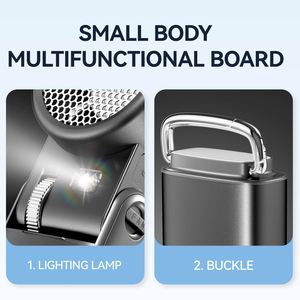 16C Ice Cooling Wearable Handheld Fan 6000mAh Rechargeable 199 Speeds Portable Foldable with LED <b>Light</b> for Car & Travel - Product Image 3