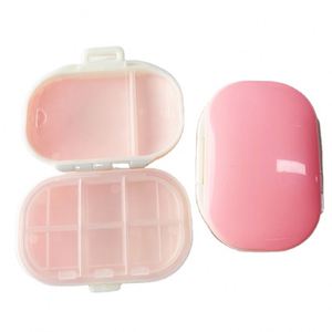 Nuevo Organizador de Pastillas Ecológico, Libre de BPA, de Fibra de Trigo, con 8 Compartimentos, Caja de Pastillas Mensual de Plástico - Product Image 1