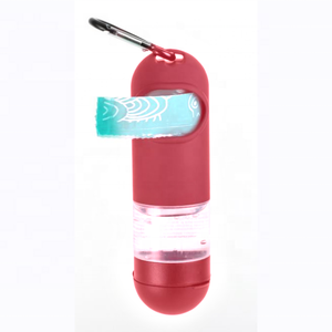 Dispensador de desinfectante de manos para mascotas y perros, bolsa de basura de plástico para almacenamiento de residuos, con caja - Product Image 1