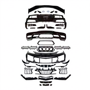 Kit carrosserie de style Z06 avec spoiler pour <span class=keywords><strong>Chevrolet</strong></span> <span class=keywords><strong>Corvette</strong></span> C8, mise à niveau en fibre de carbone, ensemble complet, taux de rachat élevé, kit carrosserie - Product Image 1