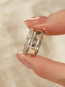 PASUXI fábrica al por mayor anillo de moissanita 925 anillo de plata esterlina diseño de compromiso parejas diamante boda joyería anillos