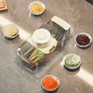 Cortador de Verduras Manual Multifuncional de Plástico, Picador de Patatas para Accesorios de Cocina - Product Image 3