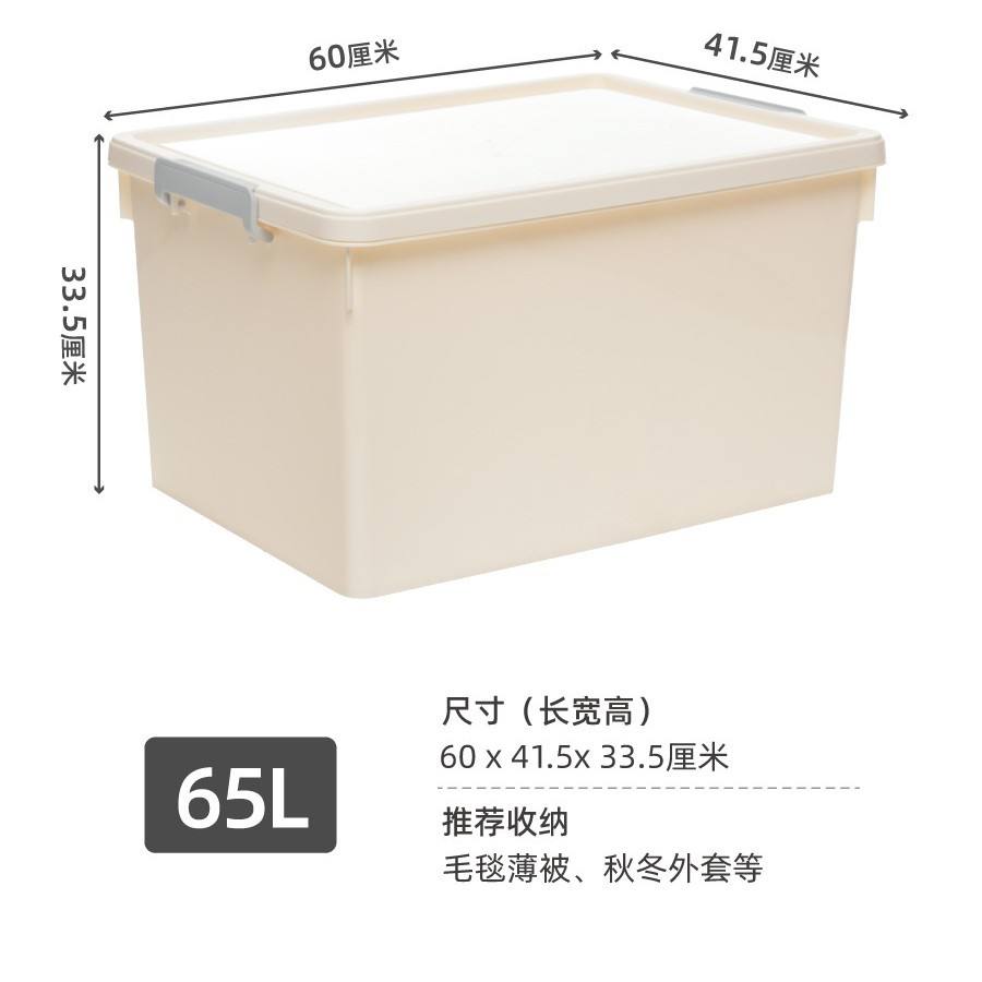 X-6269 Boîte de rangement 31L Frêne fumé