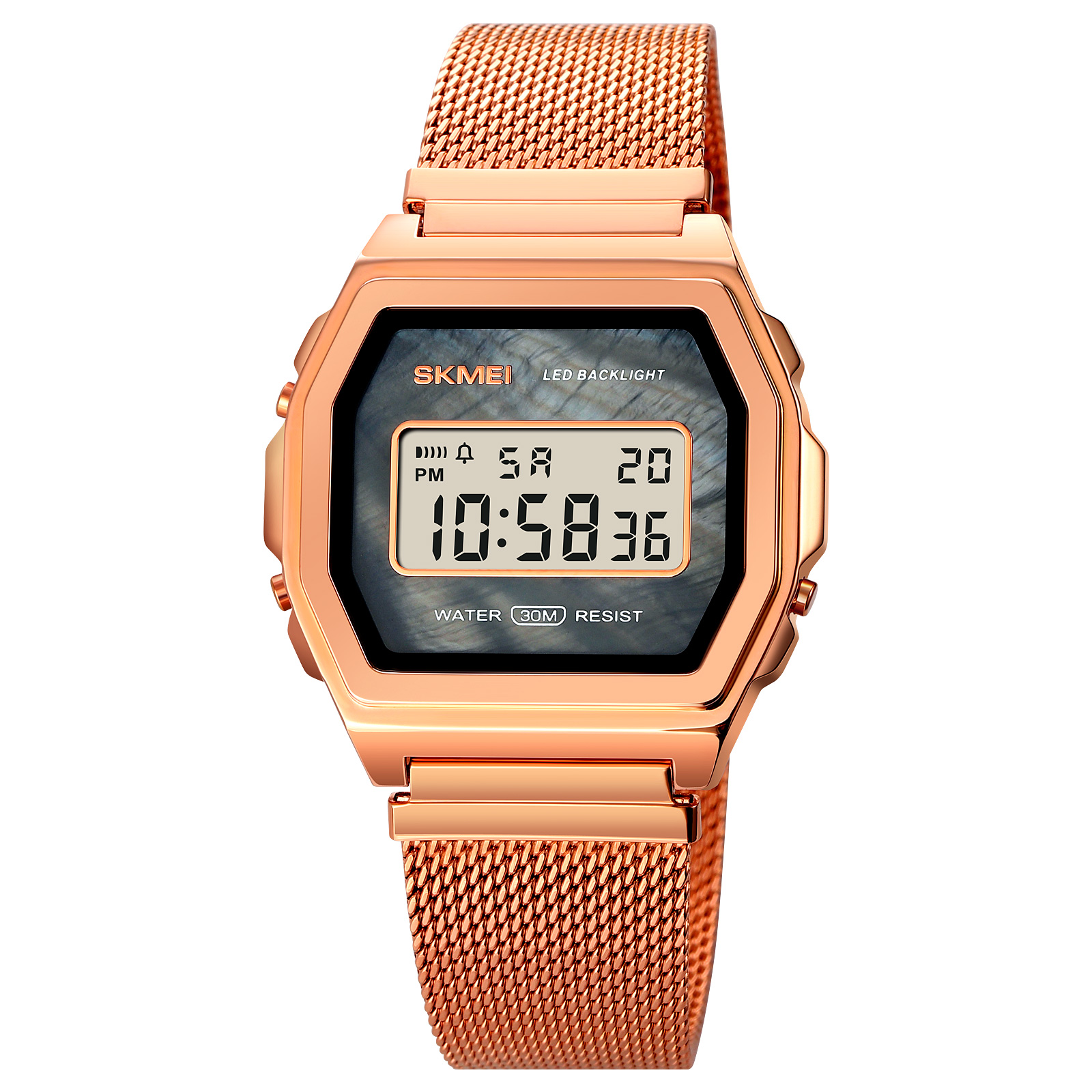 Rose gold-schwarz-weiß