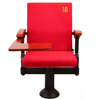 Chaises pliantes confortables en acier et textile, rétractables, pour concerts, stades, salles de théâtre, gymnases, Frog FS-TSC-8A
