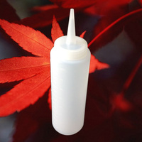 Bouteille PP colorée de 240 ml avec bouchon à vis pour soins personnels, colle, impression sérigraphique, traitement de surface