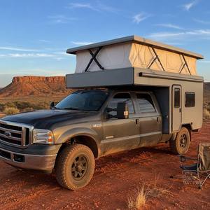 ONLYWE Campers para Camionetas en Venta: Módulos Deslizables de Techo Elevable para Camionetas, Caravanas y Furgonetas de Lona Rígida para Camping - Product Image 1