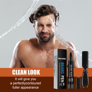 EELHOE - Lápiz para Barba Resistente al Agua y al Sudor, Maquillaje sin Necesidad de Agua, Comercio Transfronterizo para el Cuidado de la Barba - Product Image 3