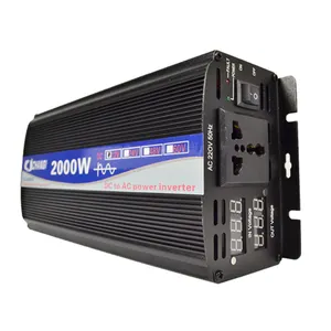 정격 전력 1000W, 피크 2000W 순수 사인파 인버터 12V, 24V DC ~ AC 120V, 240V 3000W,4000w,5000W, 6000W,8000W,10000W,12000W