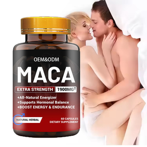 Kapsul Energi Ekstrak Akar Maca Hitam Alami Label Pribadi Grosir Sexmax Peningkat Energi Kapsul Maca - Product Image 1