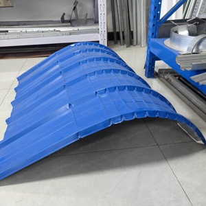 Gebouw Gebruik Hydraulische Metalen Boog Gegalvaniseerde Gegolfde Stalen Profiel Dakplaat Buiging Rolvormmachine - Product Image 6