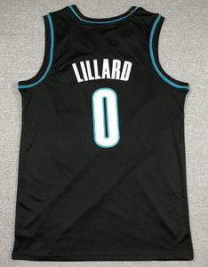Maillots de basket-ball de haute qualité 2026 New 0 <span class=keywords><strong>Damian</strong></span> <span class=keywords><strong>Lillard</strong></span>, édition City, broderie cousue - Product Image 6