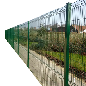 Clôture en treillis métallique en forme de V 3D à faible quantité minimale de commande-<span class=keywords><strong>Panneau</strong></span> de clôture soudé enduit de PVC galvanisé pour la sécurité scolaire et routière - Product Image 6